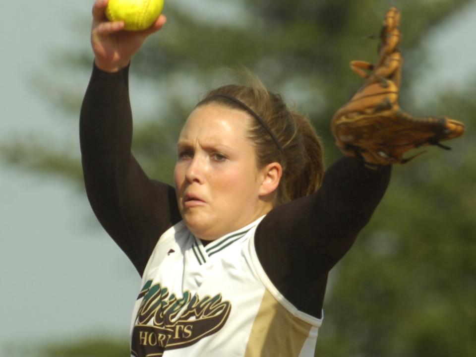 In a file photo, Summer Ramsey pitches for Wilson Memorial High School. Now, Summer Powers will be inducted into the Wilson hall of fame.