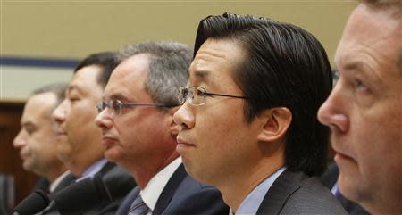 Obama Administration technology officials testify before the House Oversight and Government Reform Committee hearing on "ObamaCare" implementation on Capitol Hill in Washington, November 13, 2013. REUTERS/Larry Downing