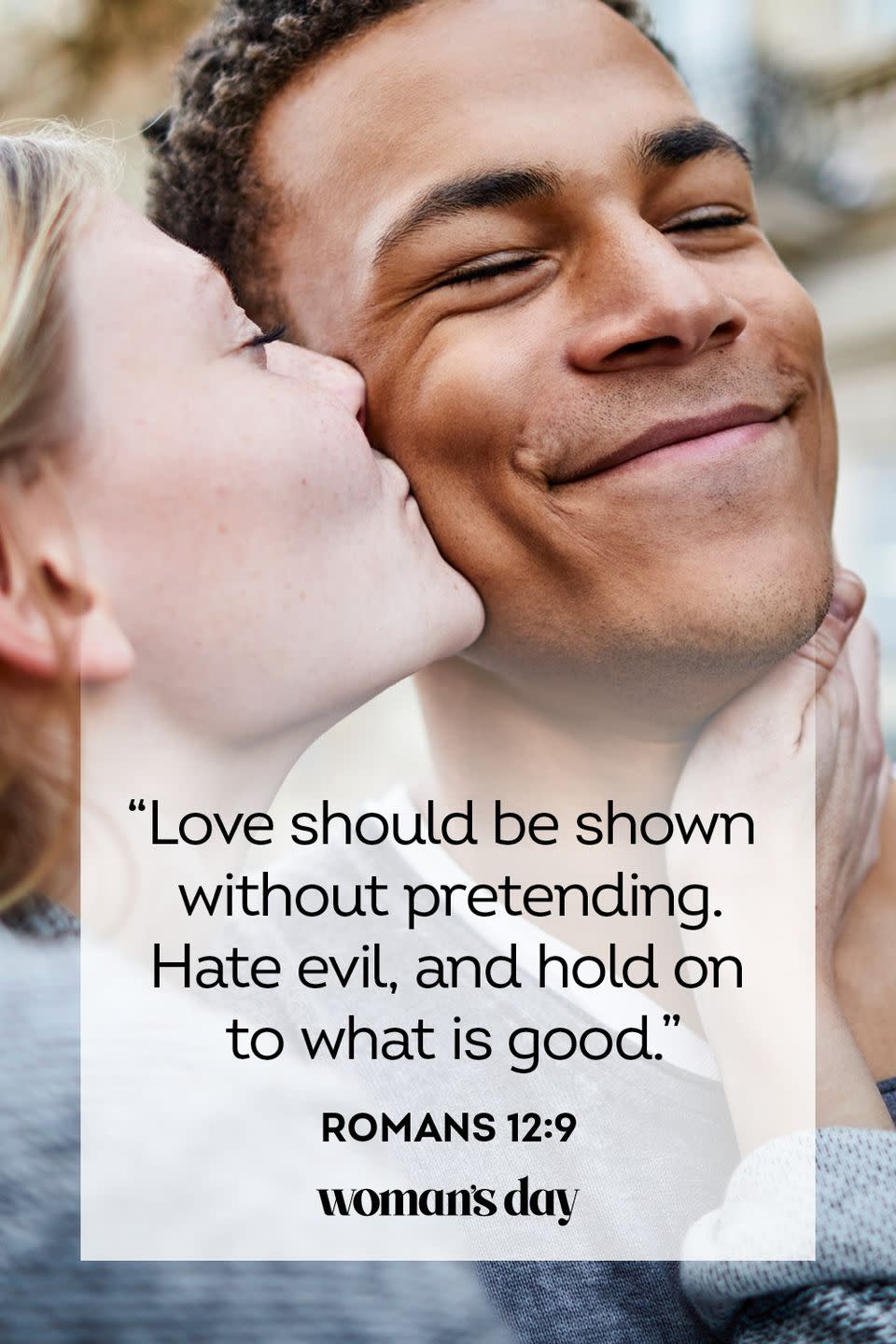 <p>"Love should be shown without pretending. Hate evil, and hold on to what is good."</p><p><strong>The Good News: </strong>Fake niceties don't count when it comes to sharing love. You must exude genuine goodness. God can tell the difference.</p>