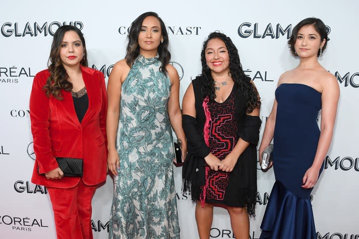 Mayra Jimenez, Erika Andiola, Lucia Allain and Andrea Meza of RAICES