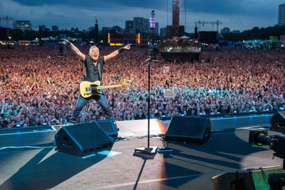 Bruce Springsteen and the E Street Band at Hyde Park in London, 2023.