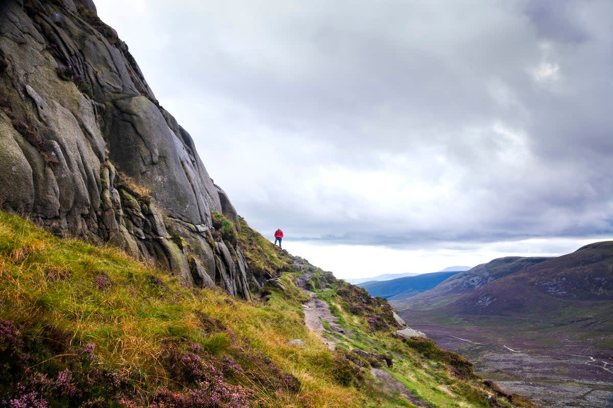 The Mourne Mountains are a granite range in Northern Ireland   (Getty Images)