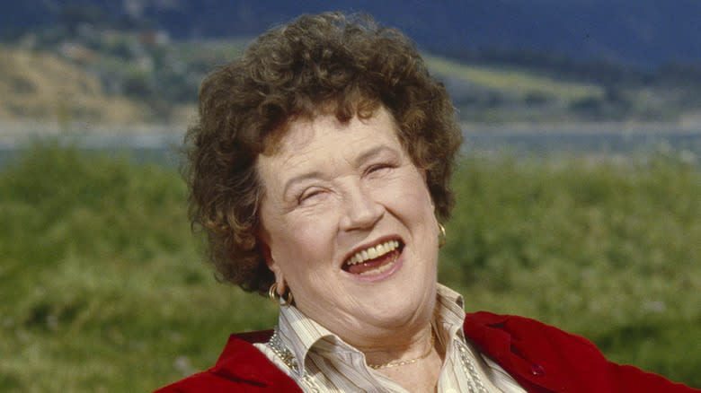 Julia Child smiling wide