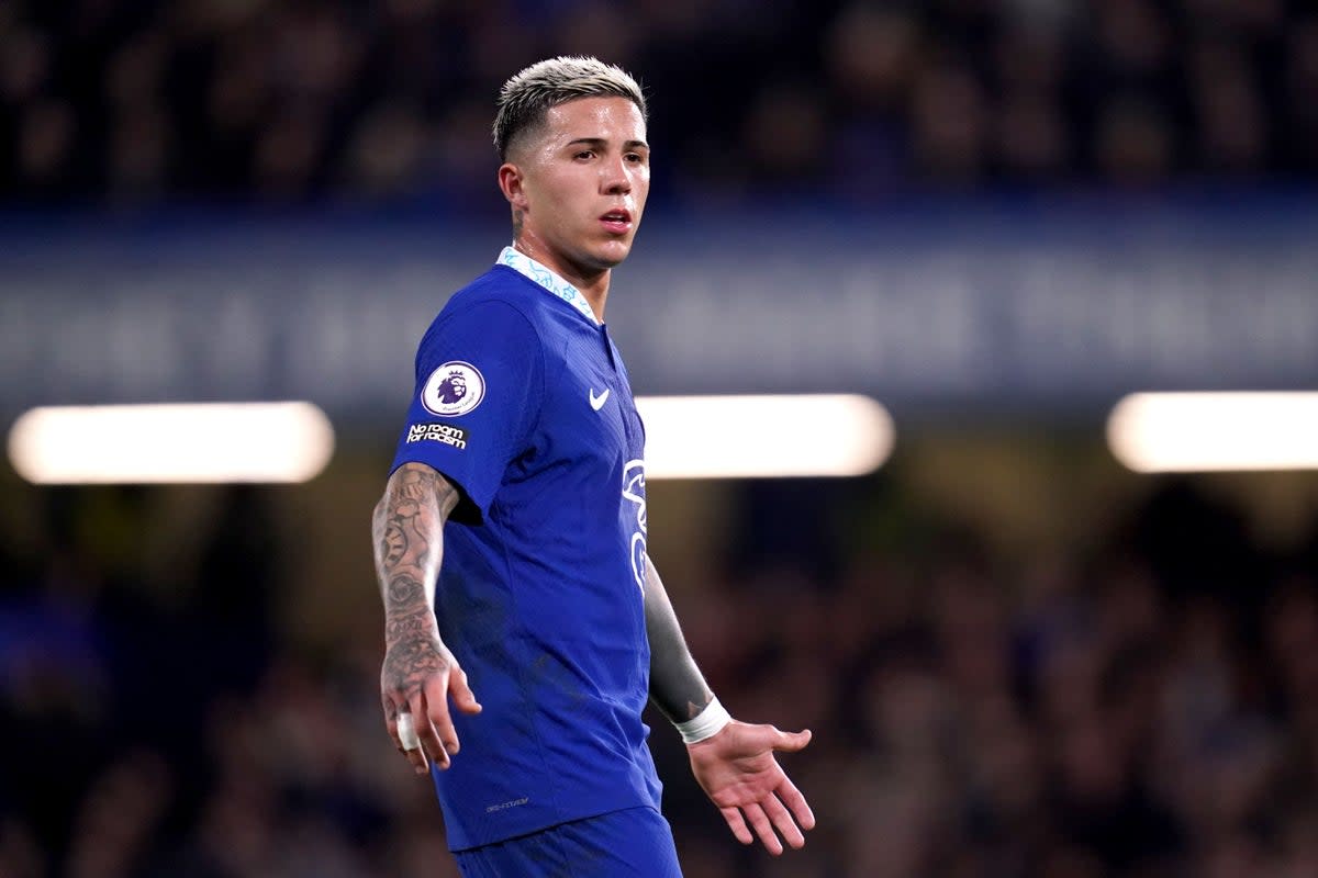 Enzo Fernandez’s Chelsea debut ended in stalemate at Stamford Bridge (John Walton/PA) (PA Wire)