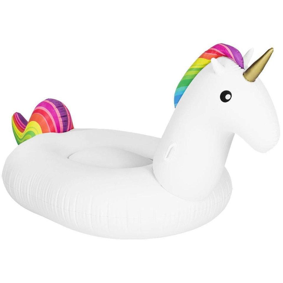 Inflatable unicorn pool float (£24.99)