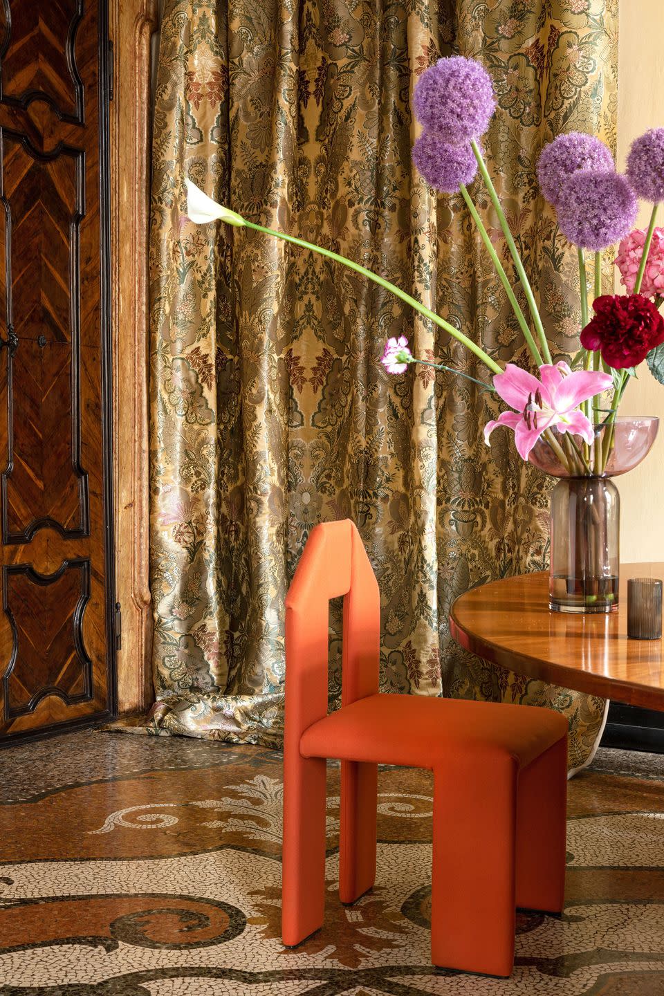 damask fabrics from the serenissima fadini borghi collection from pierre frey