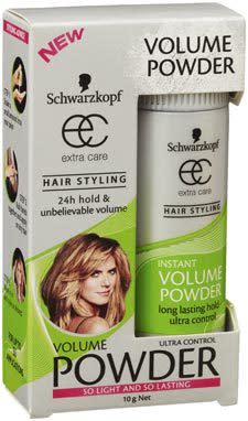 <p>The winner in the hair styling category is Schwarzkopf Extra Care - Instant Volume Powder.</p>