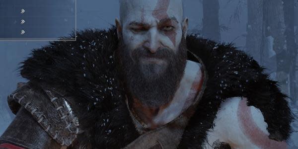 God of War: Ragnarök: filtran el Modo Foto con imágenes de Kratos sonriendo 