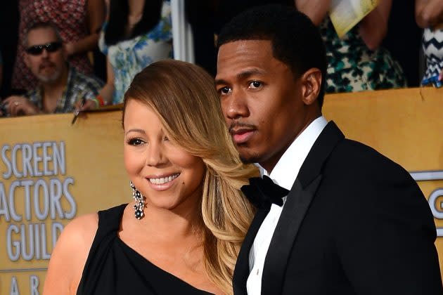 Mariah Carey and her ex Nick Cannon wear matching outfits with their  children to Kids' Choice Awards (Photos)