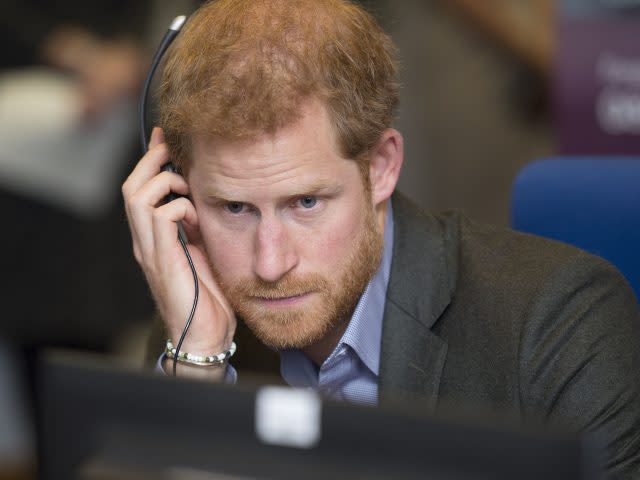 Prince Harry visits Veterans UK in Lancashire