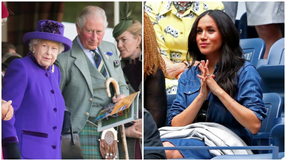 Meghan attended the US Open final instead of joining the royals at the Highland Games. Photo: Getty Images