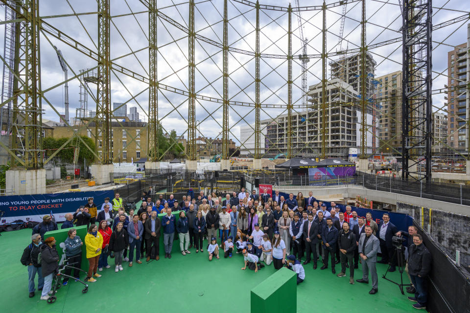 The games took place within the frame of the world-famous Oval gasholder, which has formed the backdrop to over 3,000 cricket games at the Kia Oval Cricket Ground for the past 145 years