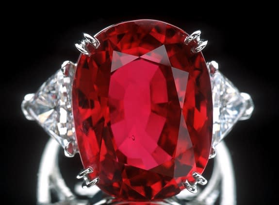 The 23.1-carat Carmen Lucia Ruby, donated to the Smithsonian Institution.