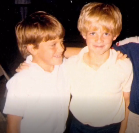 Clint Osthimer, left, and Jeff Kennedy, right, met in kindergarten. Clint's life became the inspiration for Jeff's script "Totem."