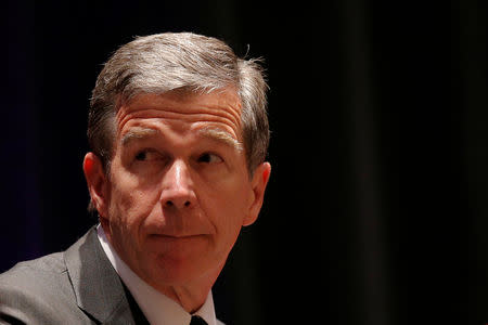 FILE PHOTO: North Carolina Governor Roy Cooper takes part in the "Curbing the Opioid Epidemic" session at the National Governors Association summer meeting in Providence, Rhode Island, U.S., July 13, 2017. REUTERS/Brian Snyder/File Photo