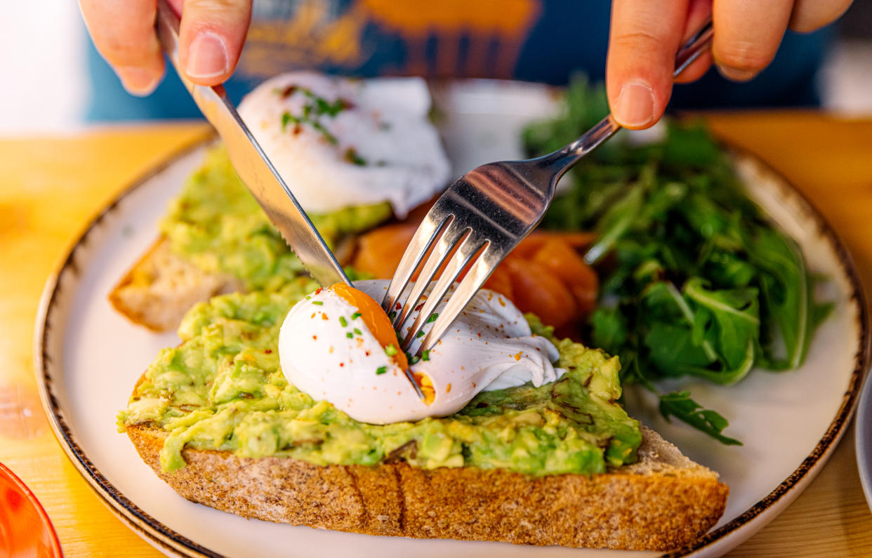 Avocado and egg are protein rich and full of healthy fats for breakfast. (Getty Images)