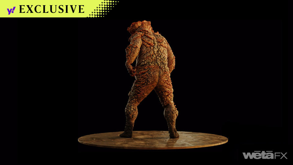 The back of the Bloater model used for The Last of Us. (Photo: Weta FX)