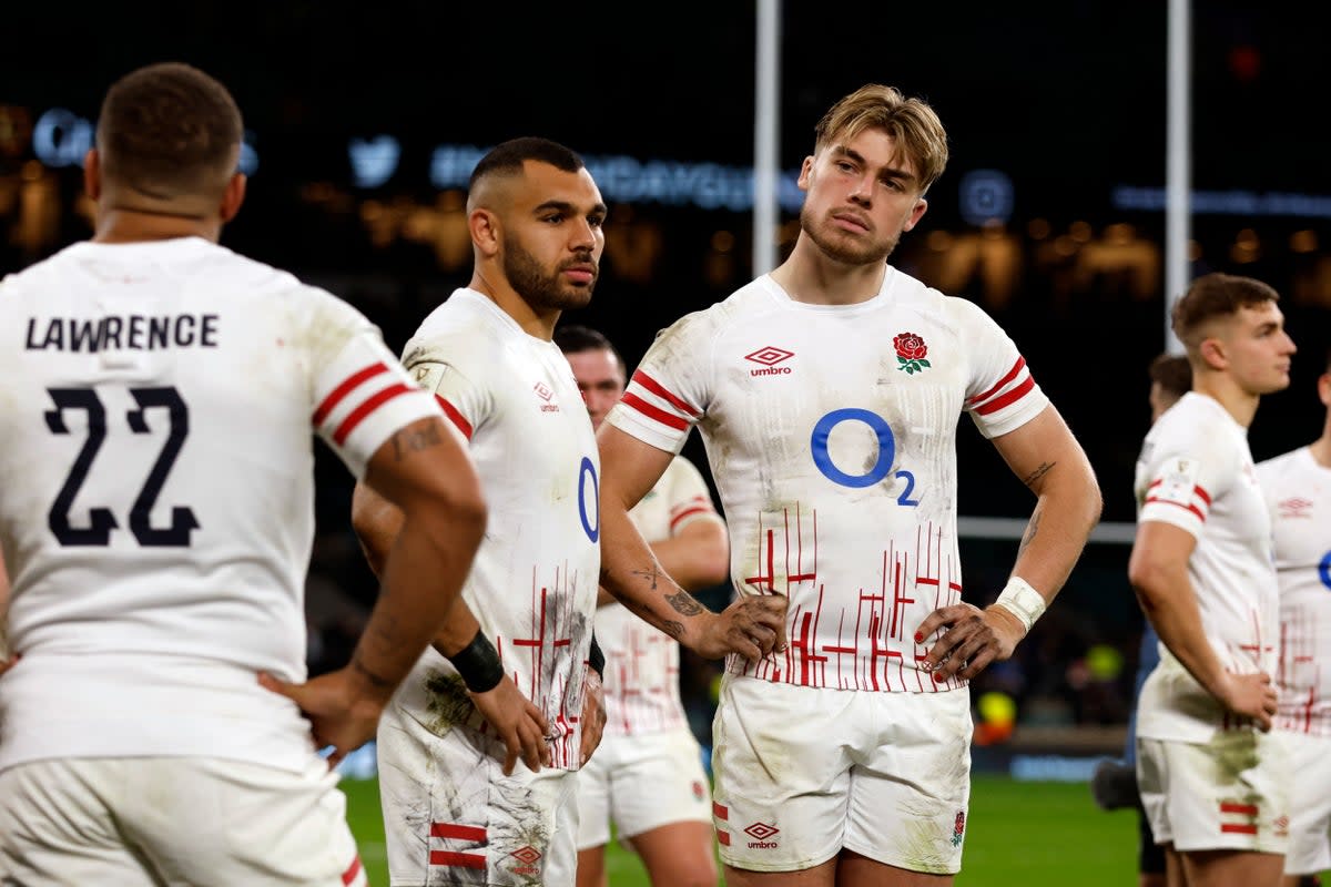 Dejected: England suffered a third straight Calcutta Cup loss despite positive signs  (Action Images via Reuters)