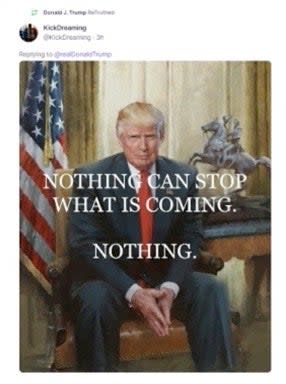 Trump shares QAnon post on Truth Social (Truth Social)