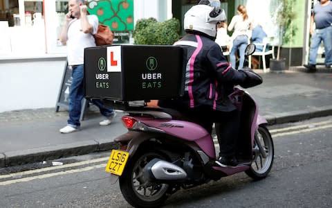 Uber Eats  - Credit: NEIL HALL