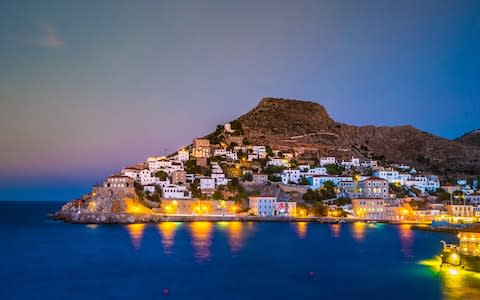 Hydra, one of the Saronic Islands - Credit: AP