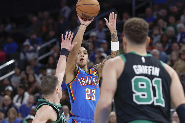 Thunder Blow Out Celtics 150-117 Without Gilgeous-Alexander - Bloomberg