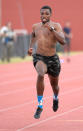 American track and field sprinter Noah Lyles trains at the National Training Center in Clermont, Florida, U.S., February 19, 2019. Photo taken February 19, 2019. Photo taken February 19, 2019. REUTERS/Phelan Ebenhack