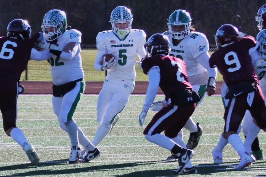 Pembroke senior Tyson Totten rushed for 626 yards and 10 touchdowns during a 107-64 win over Frankfort-Schuyler in the NYSPHSAA semifinals. He's smashing records left and right, approaching 4,000 rushing yards and 70 touchdowns this season.