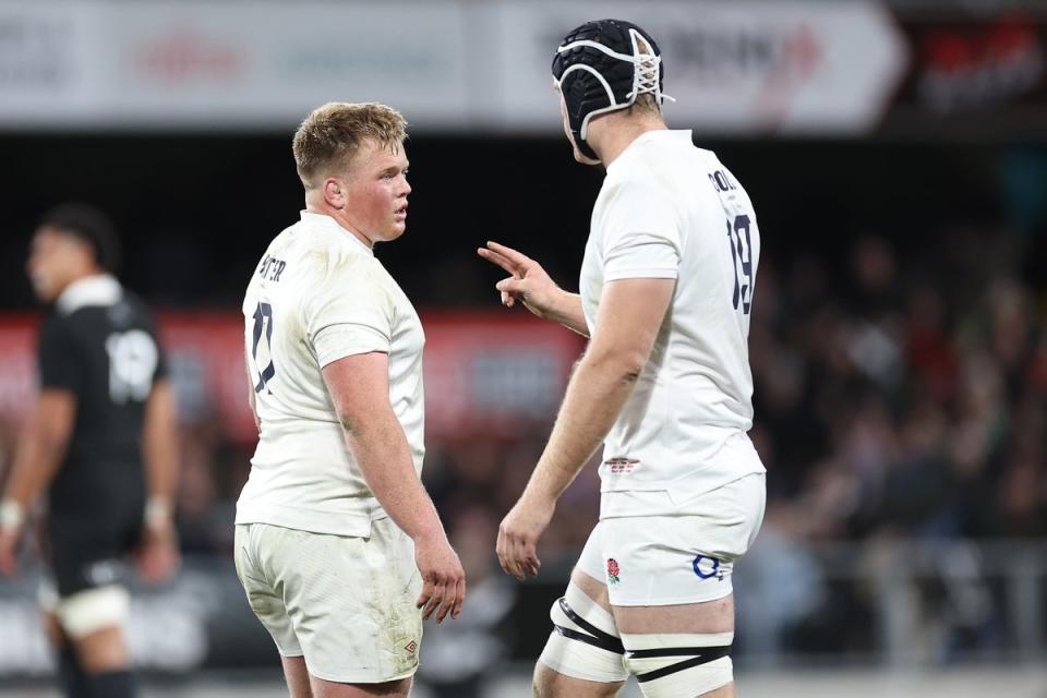 First start: Fin Baxter will earn his full England debut against New Zealand in Auckland (Getty Images)