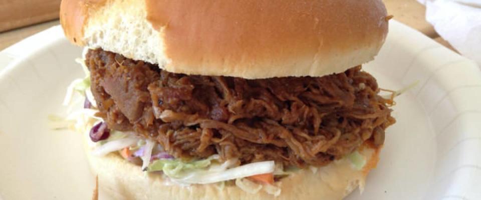 Costco BBQ Beef Brisket sandwich