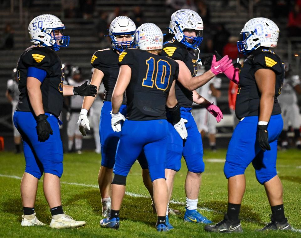 The Ontario Warriors earned an impressive 31-22 win over Lutheran West in the first round of the Division III Region 10 playoffs on Friday night.