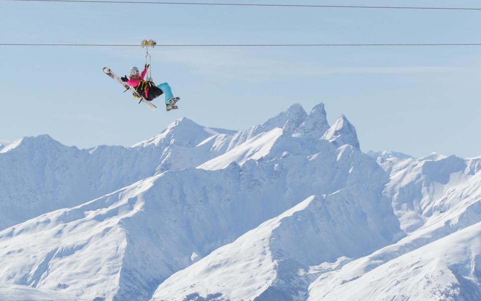 val thorens zip line