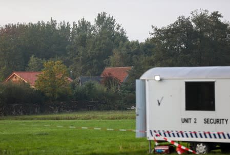 A general view of a remote farm where a family spent years locked away in a cellar, in Ruinerwold