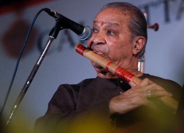 <p>Classical flutist Chaurasia's contribution to Hindustani music for near to five decades has been unparalleled. Chaurasia has collaborated with several Western artists, including 'The Beatles.'</p> 