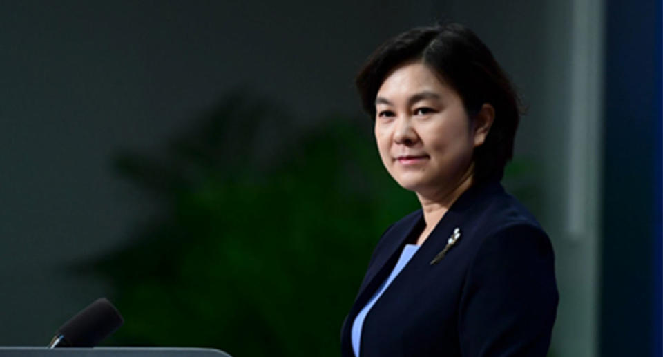 China's Foreign Ministry spokesperson Hua Chunying called out Scott Morrison.