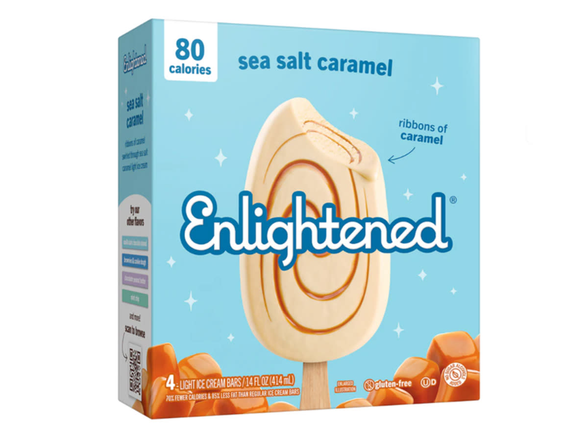 Enlightened Sea Salt Caramel Bars