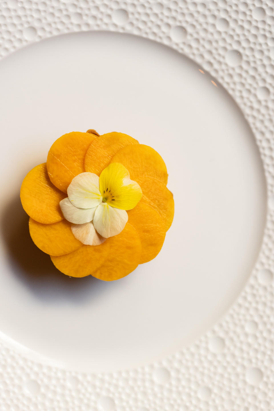 A dish at Michelin-starred restaurant Clover Hill in Brooklyn Heights. (Natalie Black Photography)