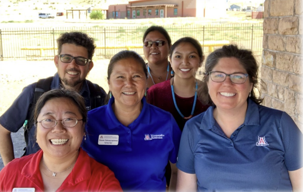 Lucy Li and team members at a tribal food safety training session. (Photo/Shujuan 