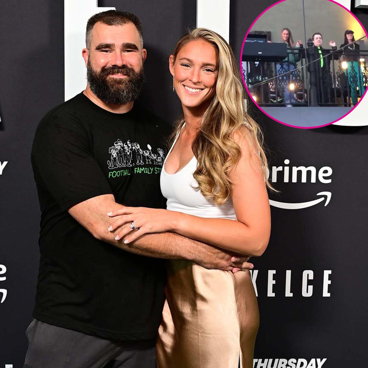 Kylie Kelce Nails Irish Step Jig on St Patrick s Day After Jason Kelce Pranks Her Into Dancing