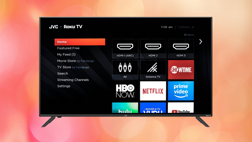 Save $111 on this JVC 50-inch Class 4K Ultra HD Roku Smart LED TV. (Photo: Walmart)