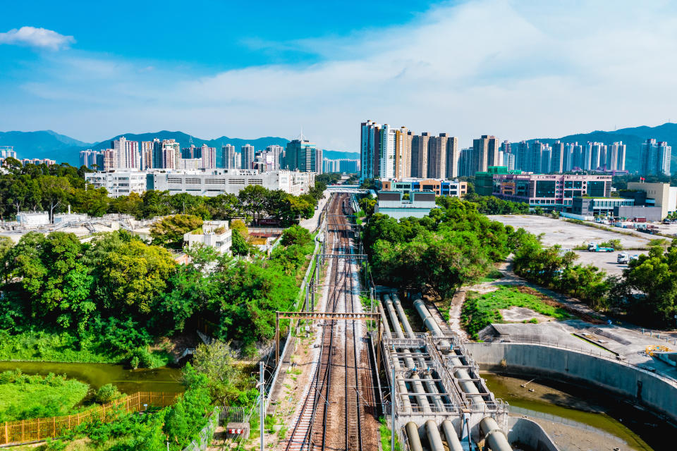 上水是最接近深圳的香港新市鎮