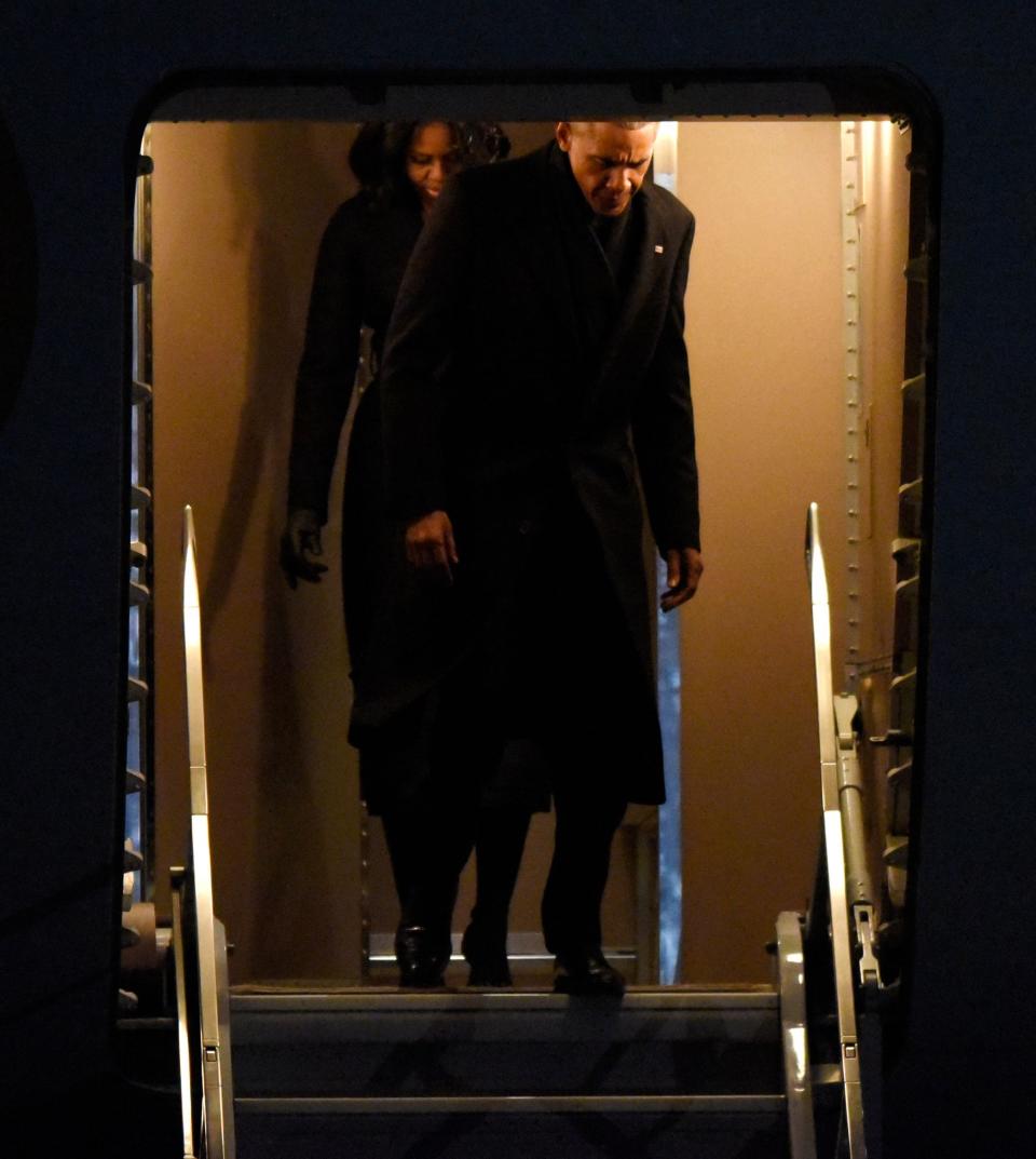 Obama bids his final farewell to the nation from his adopted hometown of Chicago