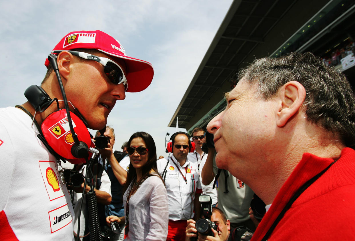 Schumacher and Todt worked closely together at Ferrari 