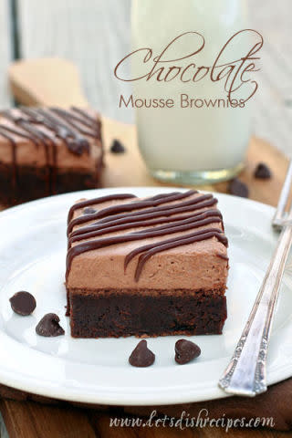 Chocolate Mousse Brownies