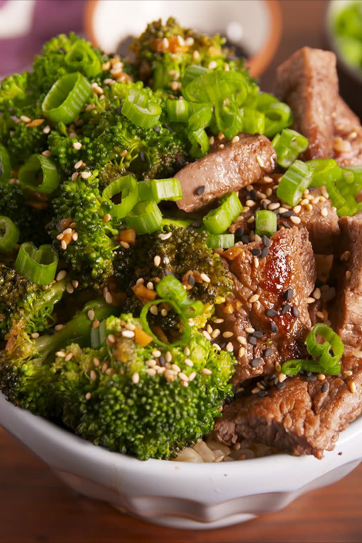 Beef & Broccoli Buddha Bowls
