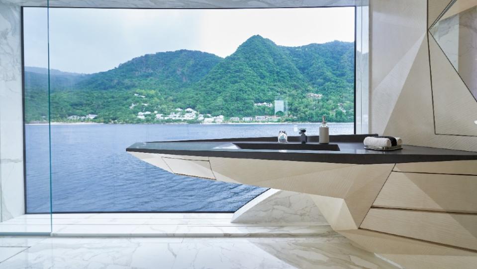 The superyacht Artefact has a whimsical interior and exterior, but is also one of the most technically sophisticated yachts on the water. 