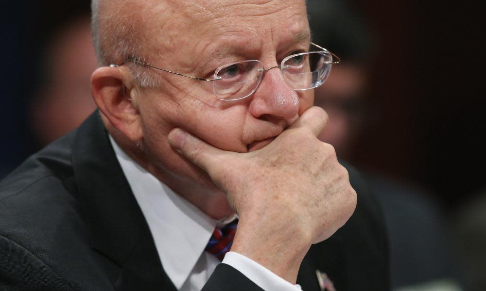 Former US director of National Intelligence James Clapper