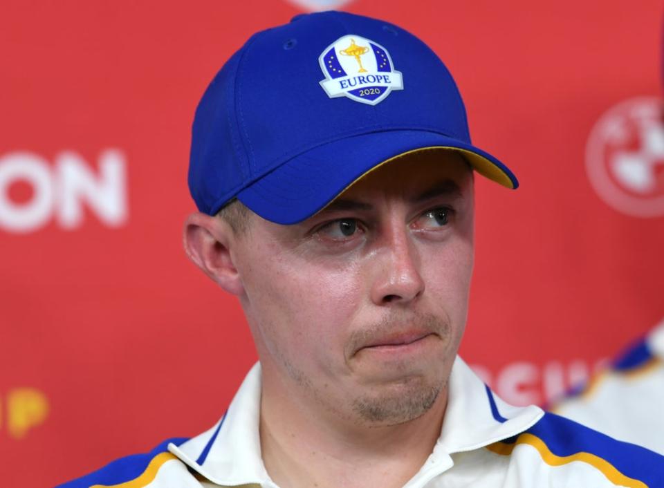 Matt Fitzpatrick has yet to win a point in two Ryder Cup appearances (Anthony Behar/PA) (PA Wire)