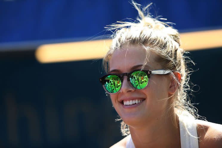 Ein bezauberndes Lächeln: Eugenie Bouchard (Foto: Getty Images)