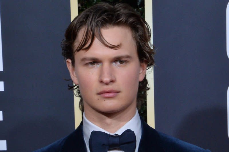 Ansel Elgort attends the 77th annual Golden Globe Awards, honoring the best in film and American television of 2020, at the Beverly Hilton Hotel in Beverly Hills, Calif. File Photo by Jim Ruymen/UPI